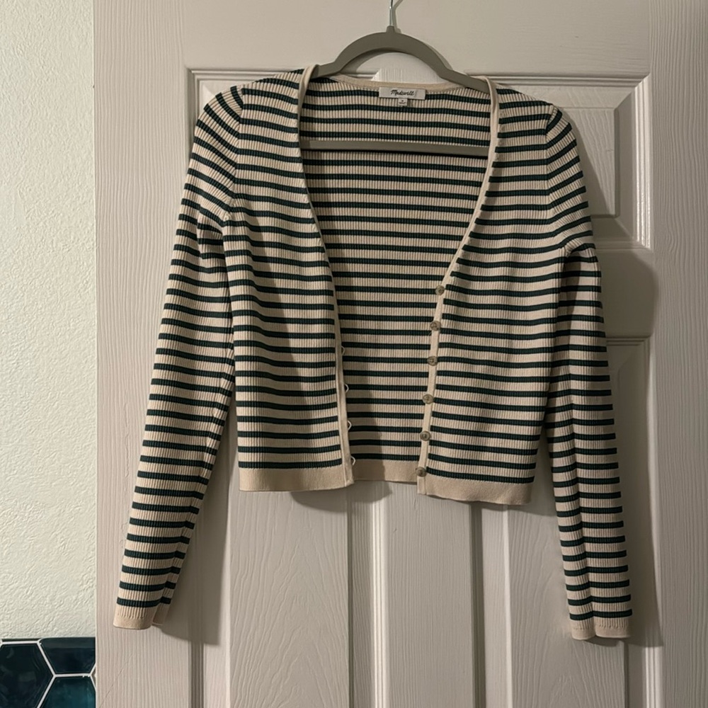 Madewell sweater/ cardigan with front buttons medium M